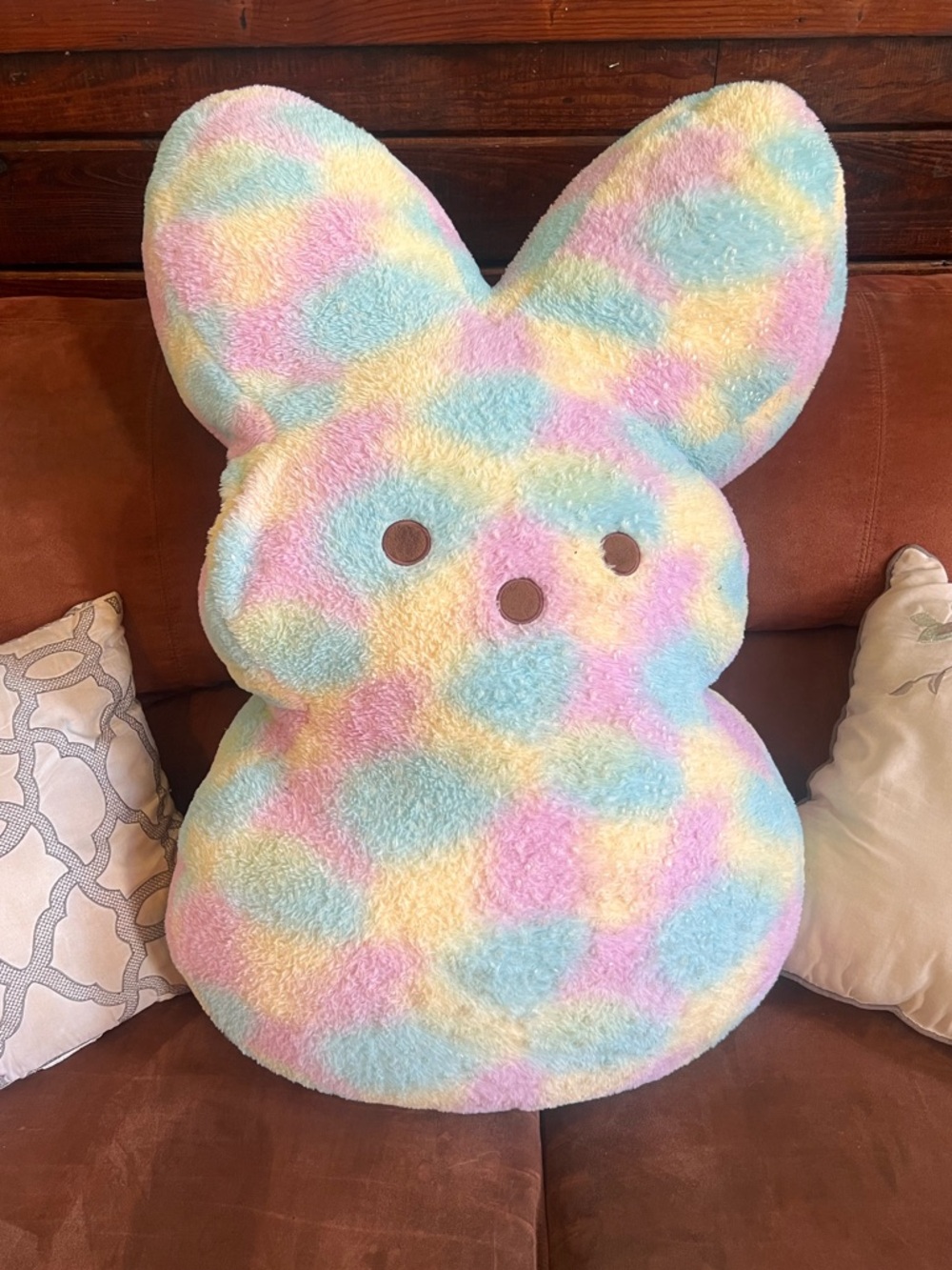 Peeps Jumbo Rainbow Sparkle Plush Bunny